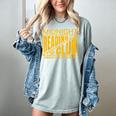Midnight Reading Club Night Owl Book Readers Women's Comfort Colors T-Shirt Denim