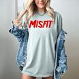 Misfit Outfit And Costume Introvert Apparel Women's Comfort Colors T-Shirt Denim Misfit Outfit And Costume Introvert Apparel Women's Comfort Colors T-Shirt Denim