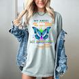 I Miss My Brother My Angel In Heaven Memory Of My Brother Women's Comfort Colors T-Shirt Denim I Miss My Brother My Angel In Heaven Memory Of My Brother Women's Comfort Colors T-Shirt Denim