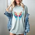 MOTHER HALO LOSS OF MOM LOVING MEMORY Women's Comfort Colors T-Shirt Denim
