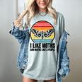 I Like Moths And Maybe 3 People Insect Moth Lovers Introvert Women's Comfort Colors T-Shirt Denim I Like Moths And Maybe 3 People Insect Moth Lovers Introvert Women's Comfort Colors T-Shirt Denim