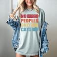 No People Only Cats Introvert Women's Comfort Colors T-Shirt Denim