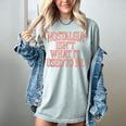 Nostalgia Isn't What It Used To Be Retro 70s 80s Nostalgic Women's Comfort Colors T-Shirt Denim