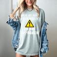 Not At All Friendly Do Not Approach Introvert Warning Women's Comfort Colors T-Shirt Denim Not At All Friendly Do Not Approach Introvert Warning Women's Comfort Colors T-Shirt Denim