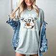 October Reading And Library Awareness Books And Boos Women's Comfort Colors T-Shirt Denim