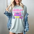 Old School Memory Girls Just Wanna Have Fun Artwork Women's Comfort Colors T-Shirt Denim Old School Memory Girls Just Wanna Have Fun Artwork Women's Comfort Colors T-Shirt Denim