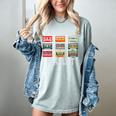 Old School Playlist Nostalgia Vibes Cassette Women's Comfort Colors T-Shirt Denim
