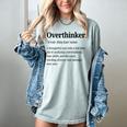 Overthinker Definition Anxiety Introvert Personality Premium Tri-Blend Women's Comfort Colors T-Shirt Denim