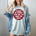 Patient I'm From The 1900s Fathers Day Please Be Women's Comfort Colors T-Shirt Denim