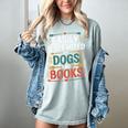 Pet Lover Joke Easily Distracted By Dogs And Books Men Women's Comfort Colors T-Shirt Denim Pet Lover Joke Easily Distracted By Dogs And Books Men Women's Comfort Colors T-Shirt Denim