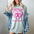 Pink Ribbon In Memory Of My Niece Breast Cancer Awareness Women's Comfort Colors T-Shirt Denim Pink Ribbon In Memory Of My Niece Breast Cancer Awareness Women's Comfort Colors T-Shirt Denim