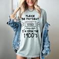 Please Be-Patient I'm From The 1900s Retro Cassette Tape Women's Comfort Colors T-Shirt Denim Please Be-Patient I'm From The 1900s Retro Cassette Tape Women's Comfort Colors T-Shirt Denim