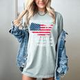 Please Be Patient With Me I'm From The 1900s American Flag Women's Comfort Colors T-Shirt Denim