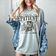 Please Be Patient I'm From The 1900s Boomer Meme Print Women's Comfort Colors T-Shirt Denim