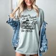 Please Be Patient With Me I'm From The 1900s Funny Women's Comfort Colors T-Shirt Denim