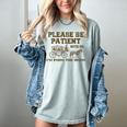 Please Be Patient With Me I'm From The 1900s Retro Horse Women's Comfort Colors T-Shirt Denim