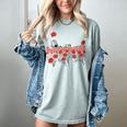 Poppy Field Wizard Of Oz Cowardly Brave Lion Book Women's Comfort Colors T-Shirt Denim