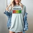 Powered By Books Bookworm Librarian Reading Women's Comfort Colors T-Shirt Denim