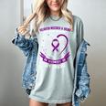 Purple Epilepsy Awareness Day Month In Memory Of Friend Women's Comfort Colors T-Shirt Denim Purple Epilepsy Awareness Day Month In Memory Of Friend Women's Comfort Colors T-Shirt Denim