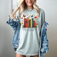 There Is No Such Thing As Too Many Books Shirts Bookish Women's Comfort Colors T-Shirt Denim