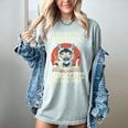i Read Books And i Know Things Cat Reading Cat Coffee Books Women's Comfort Colors T-Shirt Denim