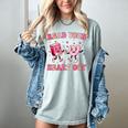 Read Your Heart Out Teacher Valentine Book Women's Comfort Colors T-Shirt Denim