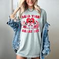 Read Your Heart Out Valentines Day Teachers Book Lovers Women's Comfort Colors T-Shirt Denim