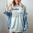 Realist Definition For Introverts Honest Personality Women's Comfort Colors T-Shirt Denim