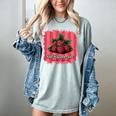 Red Raspberries Farm Fresh Since 1987 Nostalgia Women's Comfort Colors T-Shirt Denim