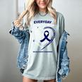 Remembrance Loving Memory Shirts Mom Colon Cancer Awareness Women's Comfort Colors T-Shirt Denim