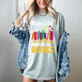 There's No Such Thing As Too Many Books Women's Comfort Colors T-Shirt Denim