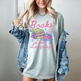Retro Books Are My Love Language Valentine Book Lovers Women's Comfort Colors T-Shirt Denim Retro Books Are My Love Language Valentine Book Lovers Women's Comfort Colors T-Shirt Denim