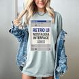 Retro Computer Dialog Box 90s Desktop Interface Nostalgia Women's Comfort Colors T-Shirt Denim