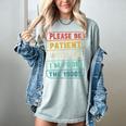 Retro Humor Please Be Patient With Me I'm From The 1900s Women's Comfort Colors T-Shirt Denim
