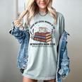 Retro Proud Introverted Book Club Anti Social Reader Women's Comfort Colors T-Shirt Denim