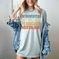 Retro Soul Introverted But Willing To Discuss Nostalgia Women's Comfort Colors T-Shirt Denim Retro Soul Introverted But Willing To Discuss Nostalgia Women's Comfort Colors T-Shirt Denim