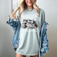Retro I Stay Home I Read Books I Pet My Cat I Regret Nothing Women's Comfort Colors T-Shirt Denim Retro I Stay Home I Read Books I Pet My Cat I Regret Nothing Women's Comfort Colors T-Shirt Denim