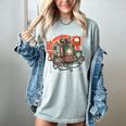 Retro Tech Stack 80s 90s Nostalgia Analog TV Cameras Women's Comfort Colors T-Shirt Denim