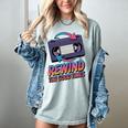 Rewind Good Times Retro VHS Tape Nostalgia 80s 90s Premium Tri-Blend Women's Comfort Colors T-Shirt Denim