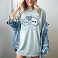 Rock Paper Scissors Nothing Beats Reading Book Lover Women's Comfort Colors T-Shirt Denim