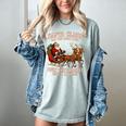 Santa Has The Right Idea Introvert Christmas Women's Comfort Colors T-Shirt Denim