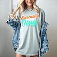 Sarcasm It's How I Hug Sarcastic Humor Introvert Women's Comfort Colors T-Shirt Denim Sarcasm It's How I Hug Sarcastic Humor Introvert Women's Comfort Colors T-Shirt Denim