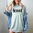 Sarcasm Women Introvert Wild Men Feral Women's Comfort Colors T-Shirt Denim