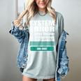 Sarcastic Apparel For Antisocial Introverts System Error Women's Comfort Colors T-Shirt Denim Sarcastic Apparel For Antisocial Introverts System Error Women's Comfort Colors T-Shirt Denim