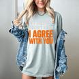 Sarcastic Introvert My Silence Doesn't Mean I Agree Women's Comfort Colors T-Shirt Denim Sarcastic Introvert My Silence Doesn't Mean I Agree Women's Comfort Colors T-Shirt Denim
