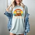Sarcastic Sloth Introvert Anti Social Women's Comfort Colors T-Shirt Denim Sarcastic Sloth Introvert Anti Social Women's Comfort Colors T-Shirt Denim