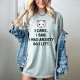 I Came I Saw I Had Anxiety So I Left Introvert Tee Women's Comfort Colors T-Shirt Denim I Came I Saw I Had Anxiety So I Left Introvert Tee Women's Comfort Colors T-Shirt Denim