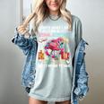 School Secretary Read Books And Know Things Flowers Flamingo Women's Comfort Colors T-Shirt Denim