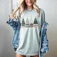 Seasons Readings Christmas Tree Book Lover Women's Comfort Colors T-Shirt Denim