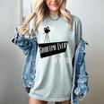Showtime Every Moment Cinema Nostalgia Film Buff Humor Women's Comfort Colors T-Shirt Denim